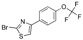 2-BROMO-4-(4-TRIFLUOROMETHOXY-PHENYL)-THIAZOLE Struktur