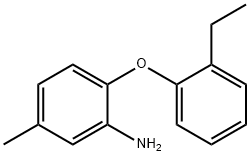 2-(2-ETHYLPHENOXY)-5-METHYLANILINE Struktur