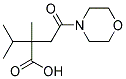 2-ISOPROPYL-2-METHYL-4-MORPHOLIN-4-YL-4-OXOBUTANOIC ACID Struktur