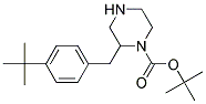 2-(4-TERT-BUTYL-BENZYL)-PIPERAZINE-1-CARBOXYLIC ACID TERT-BUTYL ESTER Struktur