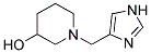 1-(1H-IMIDAZOL-4-YLMETHYL)-PIPERIDIN-3-OL Struktur