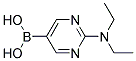 [2-(DIETHYLAMINO)PYRIMIDIN-5-YL]BORONIC ACID Struktur