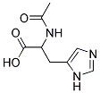 2-ACETYLAMINO-3-(3H-IMIDAZOL-4-YL)-PROPIONIC ACID Struktur