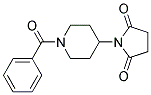 1-(1-BENZOYL-PIPERIDIN-4-YL)-PYRROLIDINE-2,5-DIONE Struktur