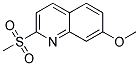 2-METHANESULFONYL-7-METHOXY-QUINOLINE Struktur