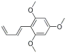 2-((E)-BUTA-1,3-DIENYL)-1,3,5-TRIMETHOXY-BENZENE Struktur