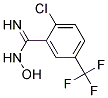 2-CHLORO-N-HYDROXY-5-TRIFLUOROMETHYL-BENZAMIDINE Struktur