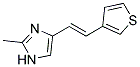 2-METHYL-4-(2-THIOPHEN-3-YL-VINYL)-1H-IMIDAZOLE Struktur