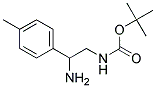 (2-AMINO-2-P-TOLYL-ETHYL)-CARBAMIC ACID TERT-BUTYL ESTER Struktur