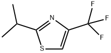 2-ISOPROPYL-4-TRIFLUOROMETHYLTHIAZOLE Struktur