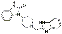 1-[1-(1H-BENZIMIDAZOL-2-YLMETHYL)PIPERIDIN-4-YL]-1,3-DIHYDRO-2H-BENZIMIDAZOL-2-ONE Struktur