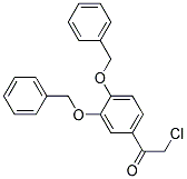 1-[3,4-BIS(BENZOXY)PHENYL]-2-CHLOROETHANONE Struktur