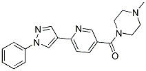 1-METHYL-4-([6-(1-PHENYL-1H-PYRAZOL-4-YL)PYRIDIN-3-YL]CARBONYL)PIPERAZINE