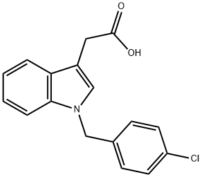 [1-(4-CHLOROBENZYL)-1H-INDOL-3-YL]ACETIC ACID Struktur