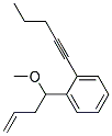 1-(1-METHOXY-BUT-3-ENYL)-2-PENT-1-YNYL-BENZENE Struktur