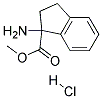 1-AMINO-INDANE-1-CARBOXYLIC ACID METHYL ESTER HCL Struktur