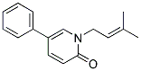 1-(3-METHYLBUT-2-ENYL)-5-PHENYLPYRIDIN-2(1H)-ONE Struktur