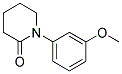 1-(3-METHOXY-PHENYL)-PIPERIDIN-2-ONE Struktur