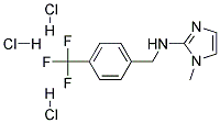 (1-METHYL-1H-IMIDAZOL-2-YL)-(4-TRIFLUOROMETHYL-BENZYL)-AMINE TRIHYDROCHLORIDE Struktur