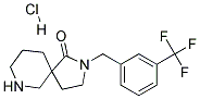 2-(3-(TRIFLUOROMETHYL)BENZYL)-2,7-DIAZASPIRO[4.5]DECAN-1-ONE HYDROCHLORIDE Struktur