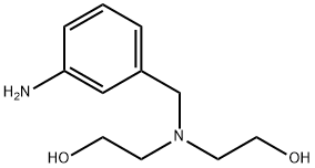 2-[(3-AMINO-BENZYL)-(2-HYDROXY-ETHYL)-AMINO]-ETHANOL Struktur