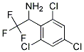 2,2,2-TRIFLUORO-1-(2,4,6-TRICHLORO-PHENYL)-ETHYLAMINE Struktur