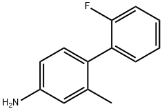 2'-FLUORO-2-METHYL[1,1'-BIPHENYL]-4-AMINE Struktur