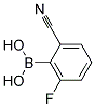 (2-CYANO-6-FLUOROPHENYL) BORONIC ACID Struktur