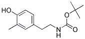 [2-(4-HYDROXY-3-METHYL-PHENYL)-ETHYL]-CARBAMIC ACID TERT-BUTYL ESTER Struktur