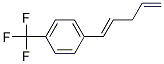 1-((E)-PENTA-1,4-DIENYL)-4-TRIFLUOROMETHYL-BENZENE Struktur