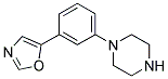 1-(3-OXAZOL-5-YL-PHENYL)-PIPERAZINE Struktur