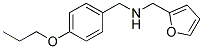 1-(2-FURYL)-N-(4-PROPOXYBENZYL)METHANAMINE Struktur