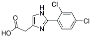 [2-(2,4-DICHLOROPHENYL)-IMIDAZOL-4-YL]-ACETIC ACID Struktur