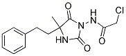 2-CHLORO-N-[4-METHYL-2,5-DIOXO-4-(2-PHENYLETHYL)IMIDAZOLIDIN-1-YL]ACETAMIDE Struktur