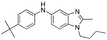 (1-BUTYL-2-METHYL-1H-BENZOIMIDAZOL-5-YL)-(4-TERT-BUTYL-PHENYL)-AMINE Struktur