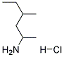 2-AMINO-4-METHYLHEXANE HYDROCHLORIDE Struktur