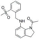 1-ACETYL-N-[2-(METHYLSULFONYL)BENZYL]INDOLIN-7-AMINE Struktur