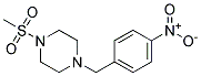 1-METHANESULFONYL-4-(4-NITRO-BENZYL)-PIPERAZINE Struktur