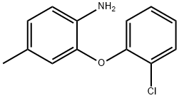 2-(2-CHLOROPHENOXY)-4-METHYLANILINE Struktur