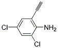 2,4-DICHLORO-6-ETHYNYL-PHENYLAMINE Struktur