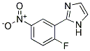 2-(2-FLUORO-5-NITRO-PHENYL)-1H-IMIDAZOLE Struktur