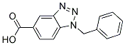 1-BENZYL-1H-BENZOTRIAZOLE-5-CARBOXYLIC ACID Struktur