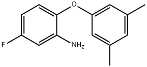 2-(3,5-DIMETHYLPHENOXY)-5-FLUOROANILINE Struktur