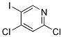 2,4-DICHLORO-5-IODO-PYRIDINE Struktur