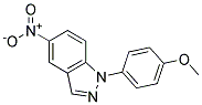 1-(4-METHOXY-PHENYL)-5-NITRO-1H-INDAZOLE Struktur