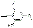 2-ETHYNYL-3,5-DIMETHOXY-PHENOL Struktur