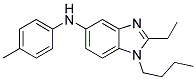 (1-BUTYL-2-ETHYL-1H-BENZOIMIDAZOL-5-YL)-P-TOLYL-AMINE Struktur