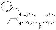 (1-BENZYL-2-ETHYL-1H-BENZOIMIDAZOL-5-YL)-PHENYL-AMINE Struktur