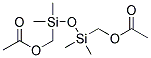 (1,1,3,3-tetramethyl-1,3-disiloxanediyl)dimethyl diacetate Struktur