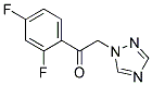 1-(2,4-DIFLUOROPHENYL)-2-(1H-1,2,4-TRIAZOL-1-YL)ETHANONE  Struktur